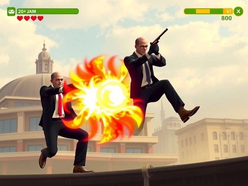 Fiesta Hyper Hitman Combat Scene